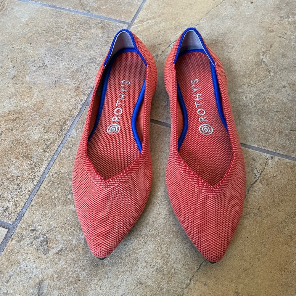 Rothy’s Persimmon Points Size 9